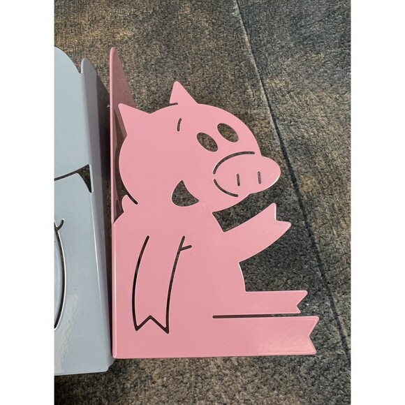 Elephant & Piggie Metal Bookends! Mo Willems Characters! - Picture 3 of 11